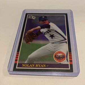 Nolan Ryan 1985 Donruss Baseball Card # 60 Houston Astros Vintage Collectible